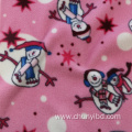 Polar fleece fabric both side brushed one side anti pilling printed fabric for garments